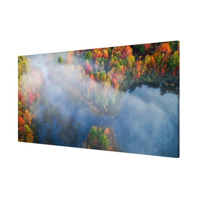 Magnetic memo board - Aerial View - Autumn Symphony