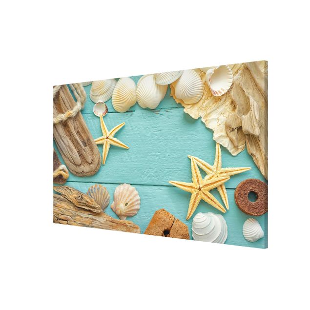 Magnetic memo board - Mussels And Driftwood