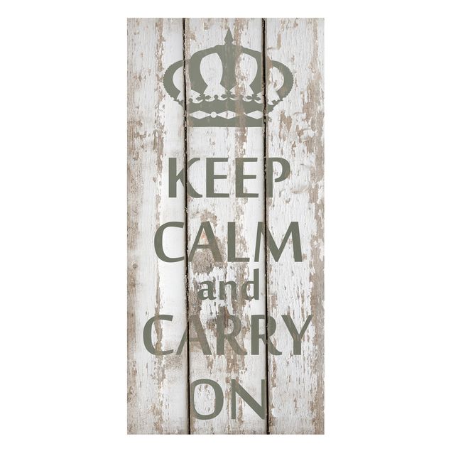 Magnetic memo board - No.RS183 Keep Calm And Carry On