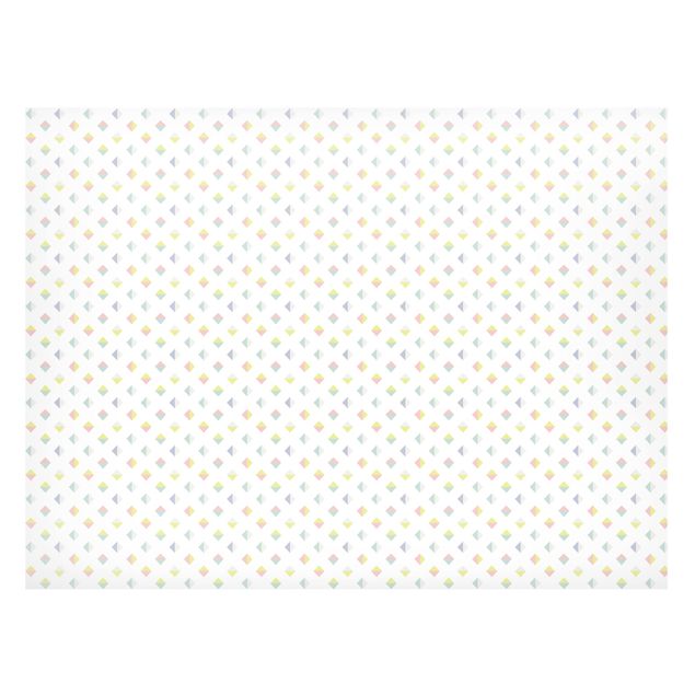 Magnetic memo board - Pastel Triangles