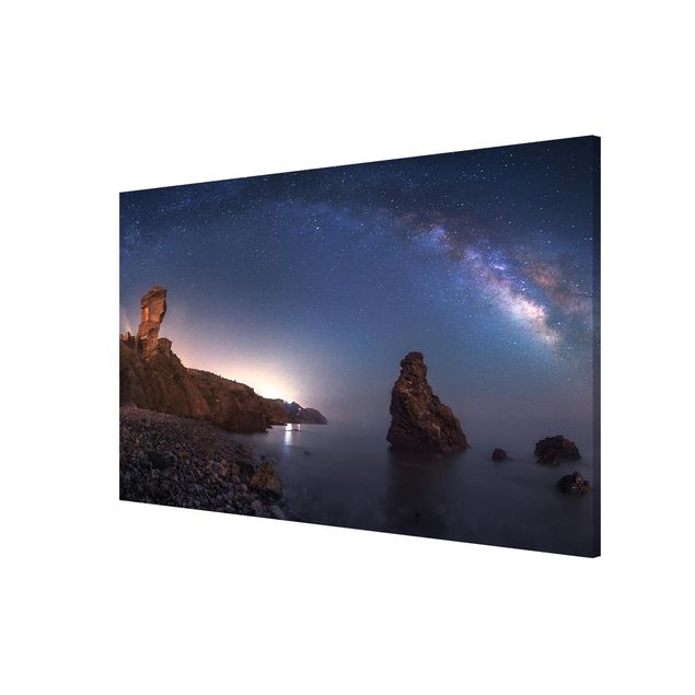 Magnetic memo board - Sea Of ​​Galaxies