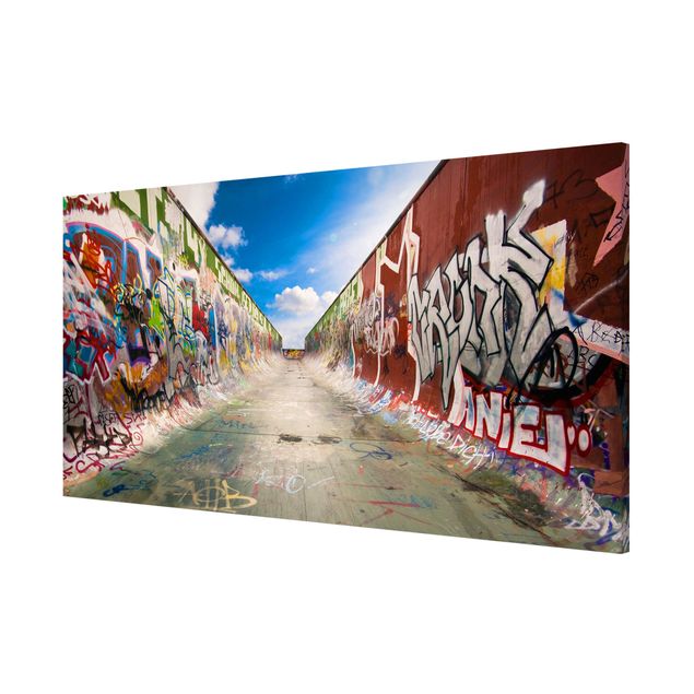 Magnetic memo board - Skate Graffiti