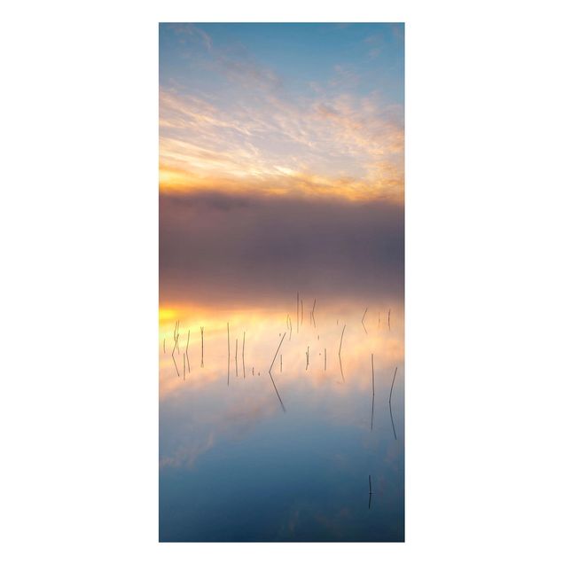 Magnetic memo board - Sunrise Swedish Lake