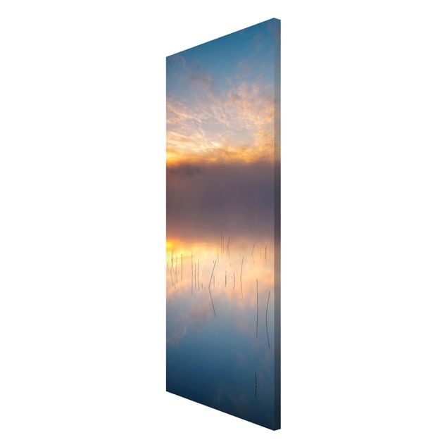 Magnetic memo board - Sunrise Swedish Lake