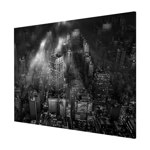 Magnetic memo board - Sunlight Over New York City