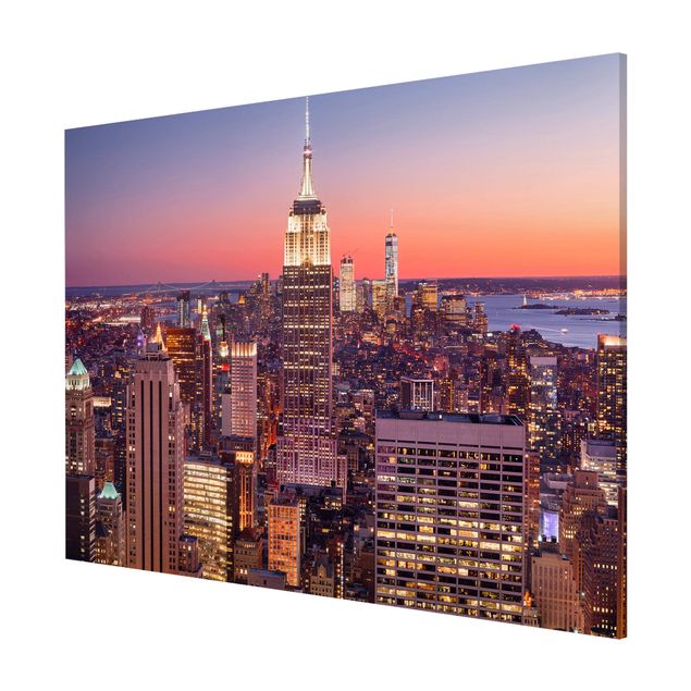 Magnetic memo board - Sunset Manhattan New York City