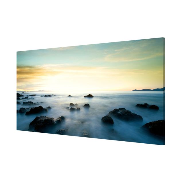 Magnetic memo board - Sunset Over The Ocean