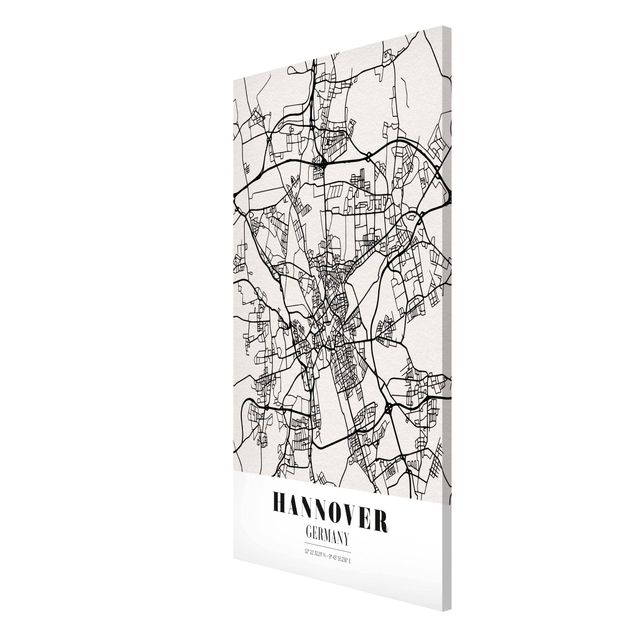 Magnetic memo board - Hannover City Map - Classic