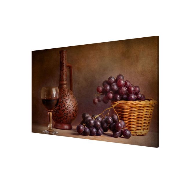 Magnetic memo board - Still Life With Grapes
