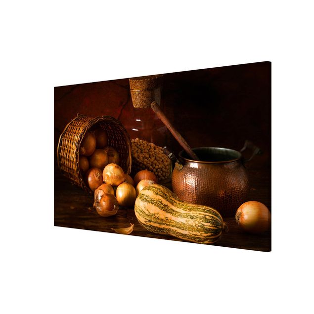 Magnetic memo board - Still Life With Onions