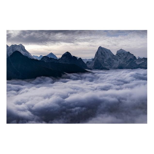 Magnetic memo board - Sea Of ​​Clouds In The Himalayas