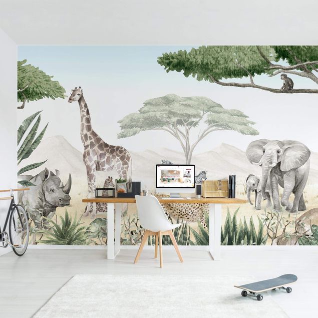 Wallpapers Majestic animal world of the savannah