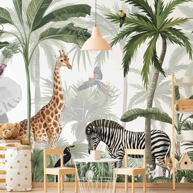 Wallpaper - Majestic animal world in the jungle