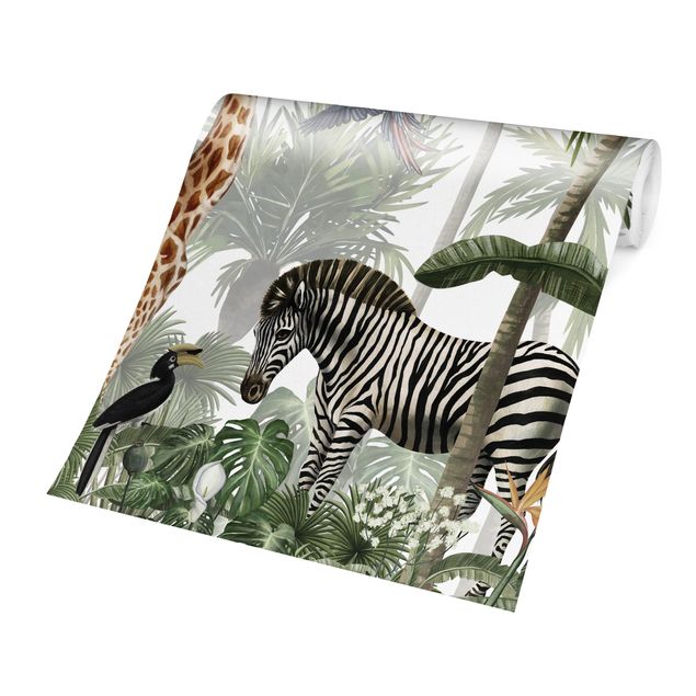 Wallpaper - Majestic animal world in the jungle