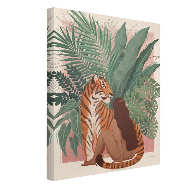 Canvas print - Majestic Wildcats II - Portrait format3:4