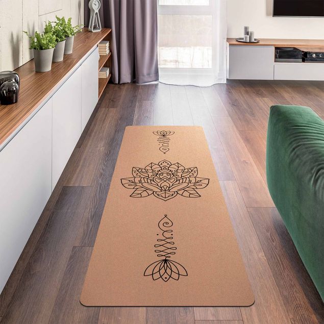 Yoga mat - Mandala Frog