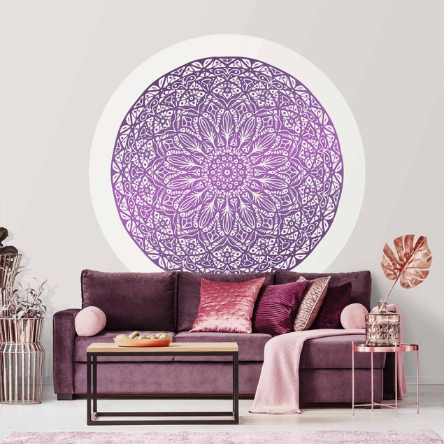 Wallpapers Mandala Ornament In Purple