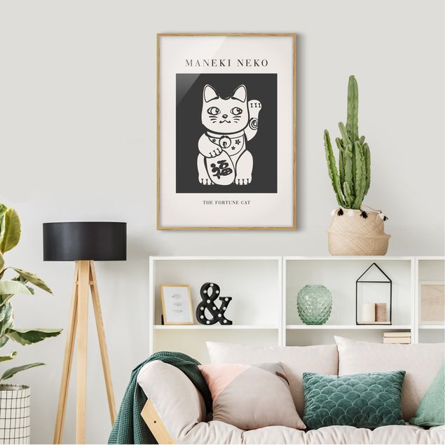 Framed prints - Maneki Neko - The lucky cat