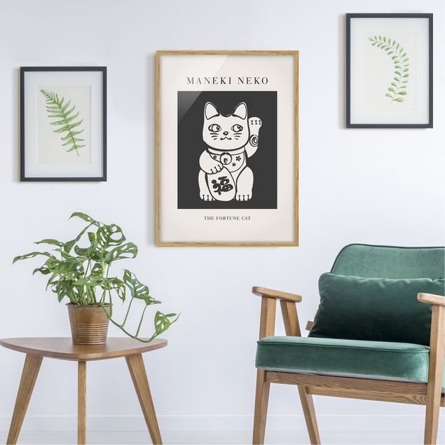 Framed prints - Maneki Neko - The lucky cat