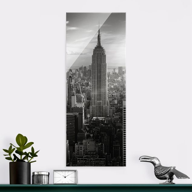 Glas Magnetboard Manhattan Skyline