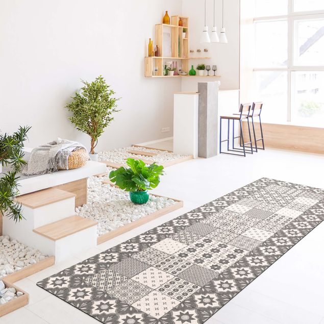 modern area rugs Moroccan Tiles Combination Marrakech With Tile Frame