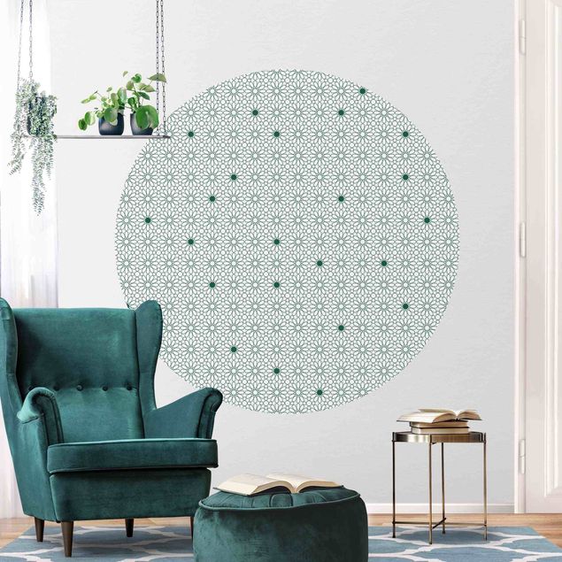 Wallpapers Moroccan Star Line Pattern