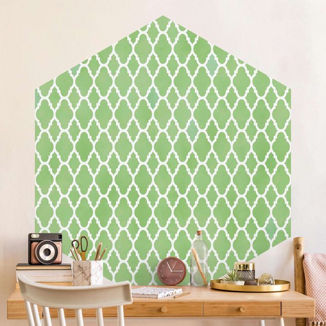 Wallpapers Moroccan Honeycomb Pattern