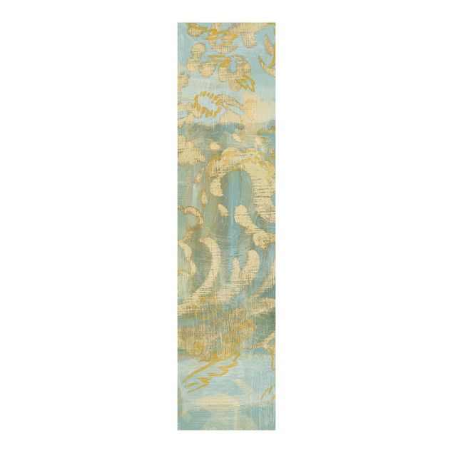 Sliding curtain set - Antique Shabby Baroque Wallpaper II - Panel