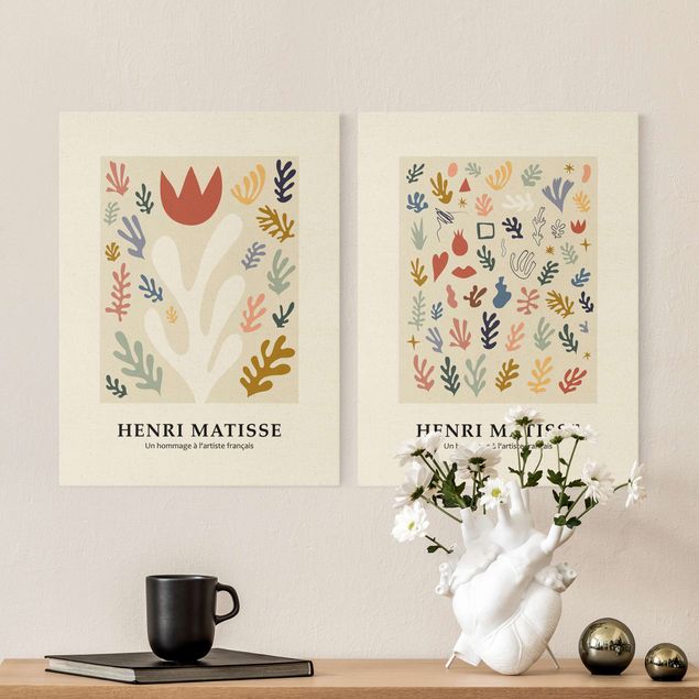Print on canvas - Matisse Homage - Magnificent Plants