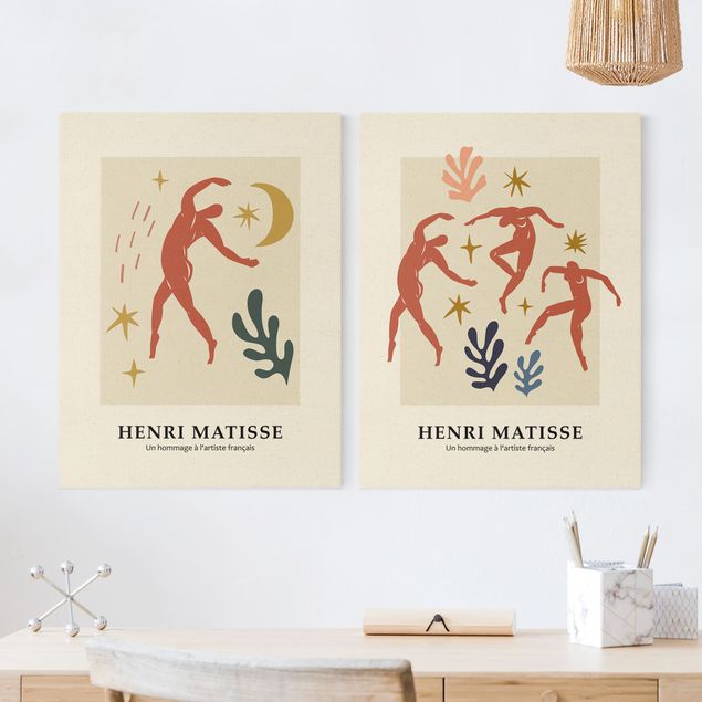 Print on canvas - Matisse Homage - Dances