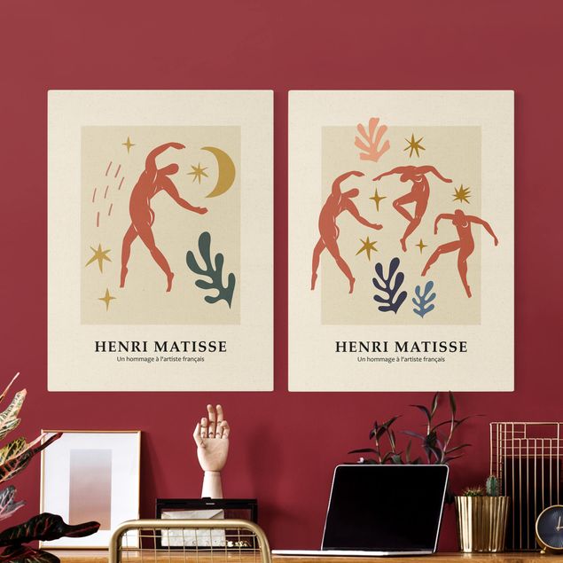 Print on canvas - Matisse Homage - Dances