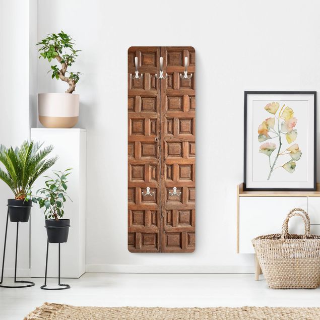 Coat rack - Mediterranean Wooden Door From Granada