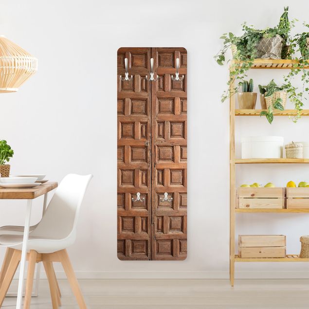 Coat rack - Mediterranean Wooden Door From Granada