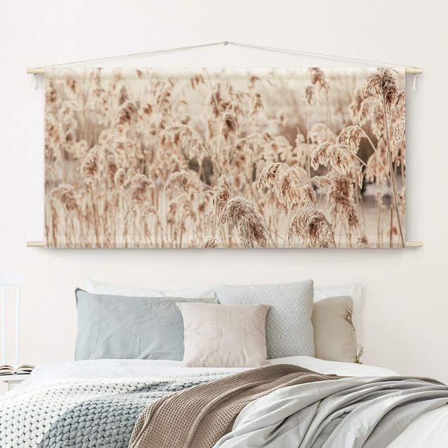 modern tapestry wall hanging An Ocean Of Sunlit Reed