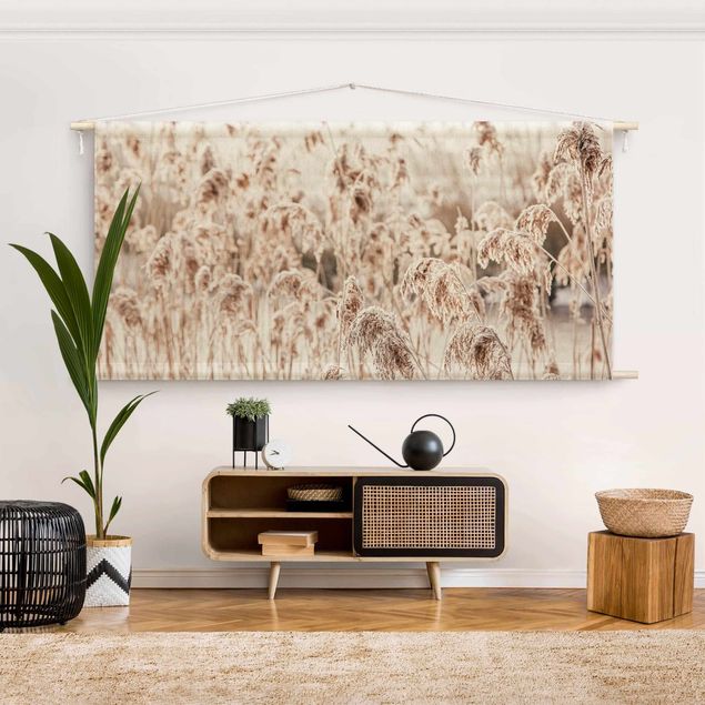 extra large wall tapestry An Ocean Of Sunlit Reed