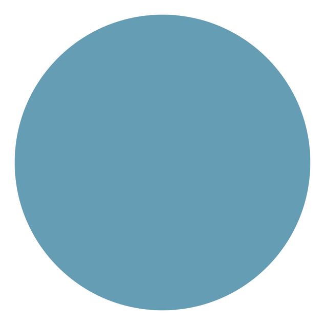 Self-adhesive round wallpaper - Sea ​​Blue
