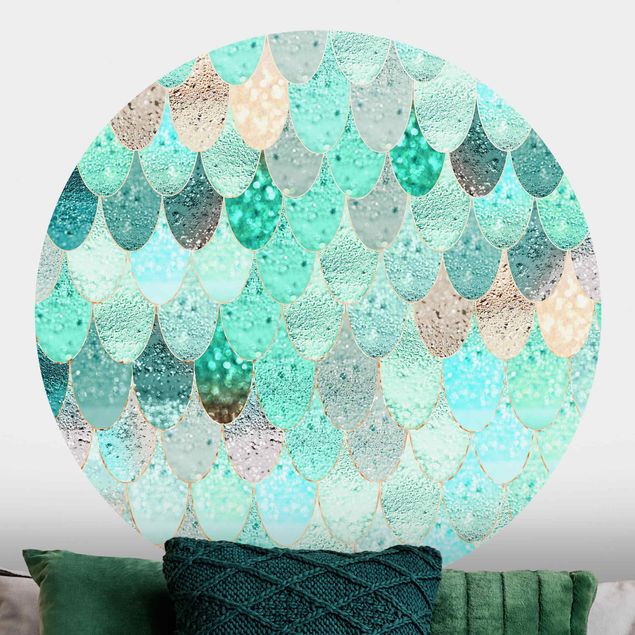 Wallpapers Mermaid Magic In Mint Colour