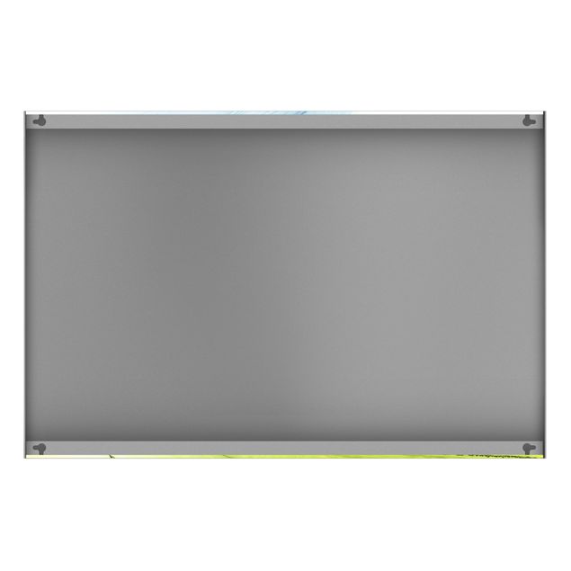 Magnetic memo board - Mottled Yellow With Azure