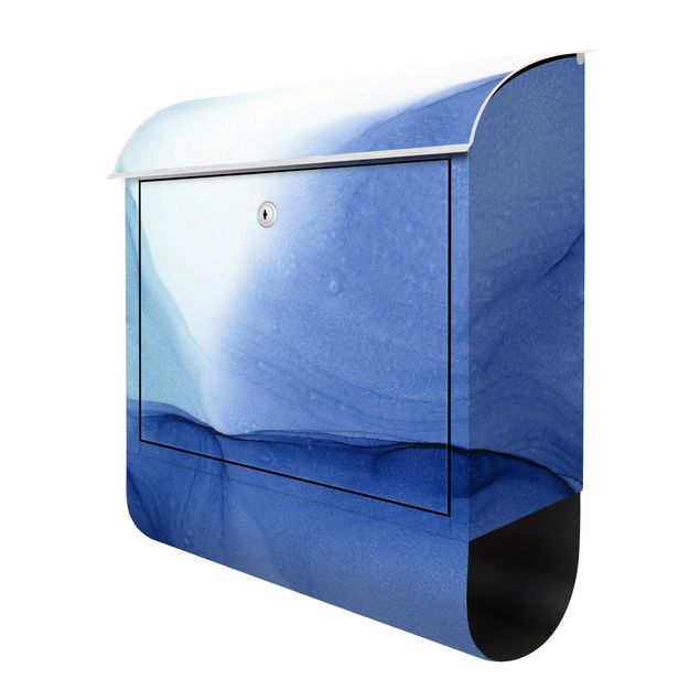 Letterbox - Mottled Ink Blue