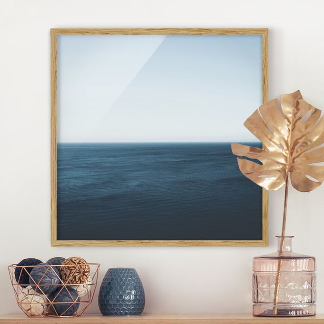 Framed poster - Minimalistic Ocean
