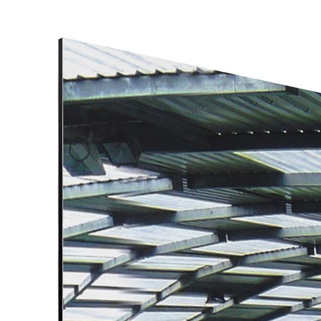 Print on aluminium - Football Stadium