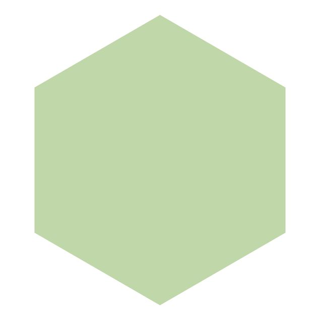 Self-adhesive hexagonal pattern wallpaper - Mint