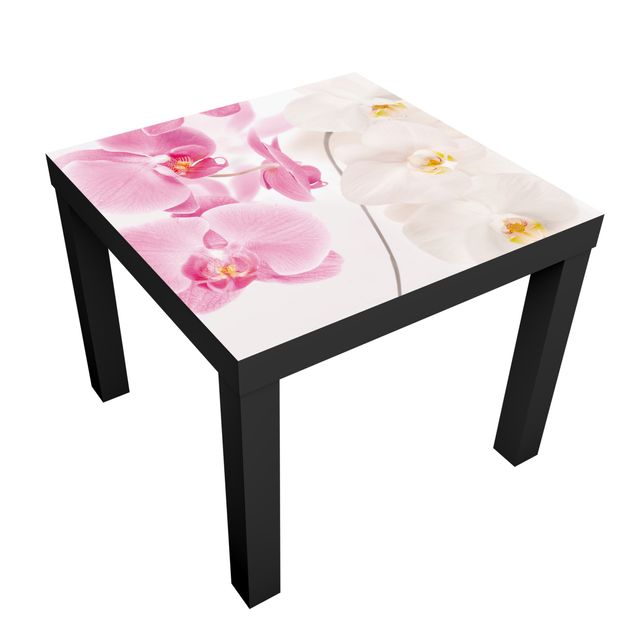 Adhesive film for furniture IKEA - Lack side table - Delicate Orchids