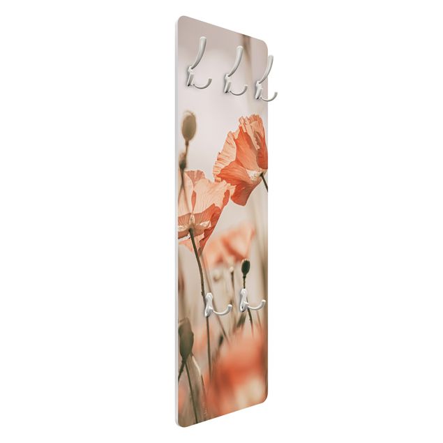 Coat rack modern - Poppy Flowers In Summer Breeze