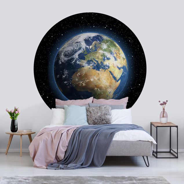 Self-adhesive round wallpaper - My Earth