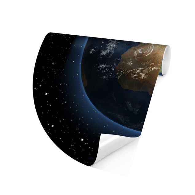 Self-adhesive round wallpaper - My Earth