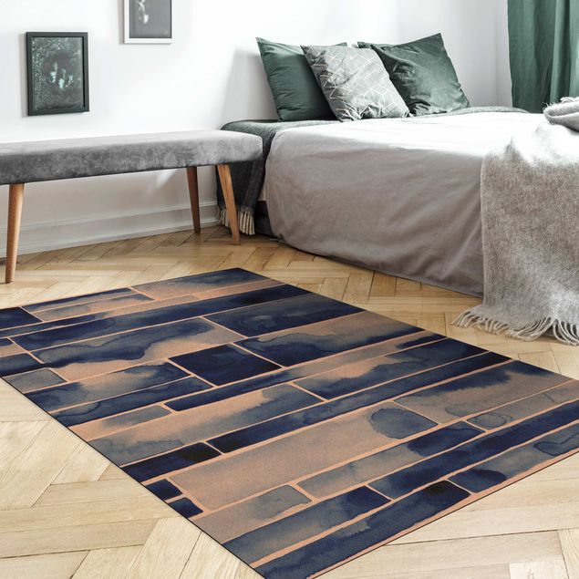 Blue rugs Mystical Blue Wall