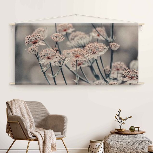 modern tapestry wall hanging Mystical Bouquet Of Flowers