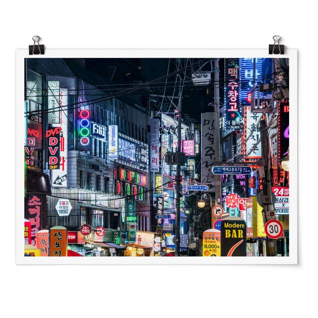 Poster - Nightlife Of Seoul
