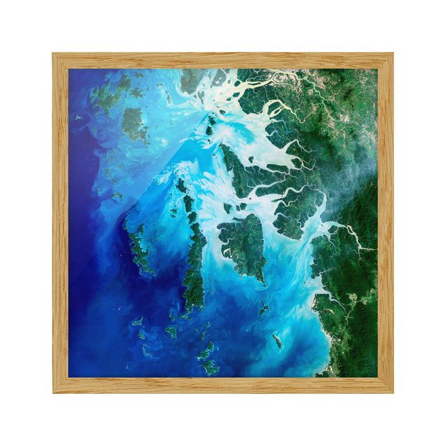 Framed poster - NASA Picture Archipelago Southeast Asia